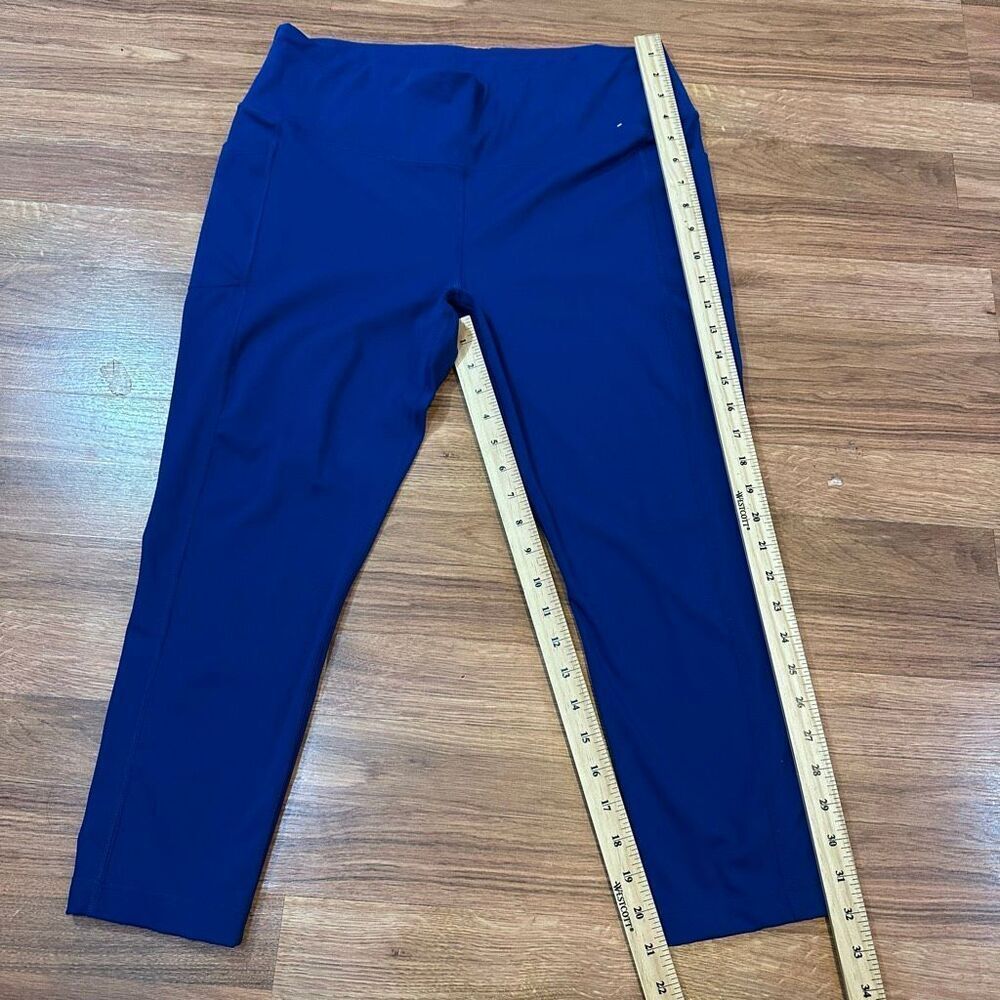 Mondetta  Royal Blue Workout Yoga Leggings | Women Size XL - Picture 2 of 8